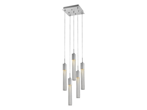 Boa Five Light Pendant in Black (192|HF1900-5-BOA-CH)