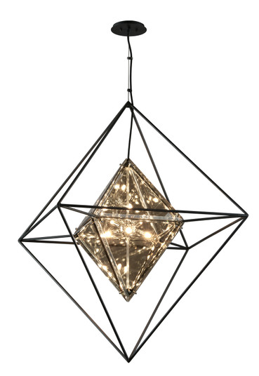 Epic Eight Light Pendant in Forged Iron (67|F5327-TRN)