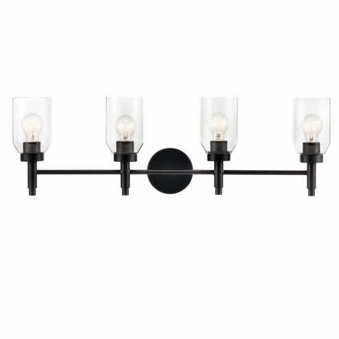 Madden Four Light Vanity in Black (12|55186BK)