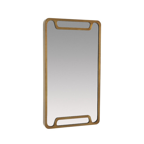 Dodger Mirror in Vintage Brass/Plain (314|WMI49)