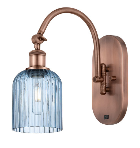 Ballston One Light Wall Sconce in Antique Copper (405|518-1W-AC-G559-5BL)