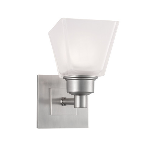 Matthew One Light Wall Scone in Brushed Nickel (45|9635-BN-SQ)