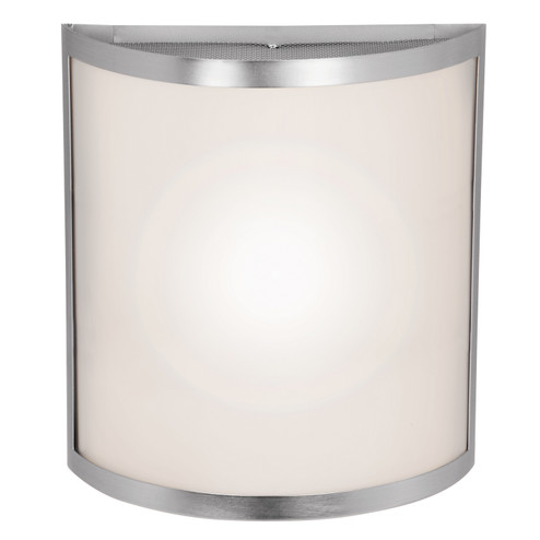 Artemis Basic Two Light Wall Fixture in Brushed Steel (18|20439-BS/OPL)