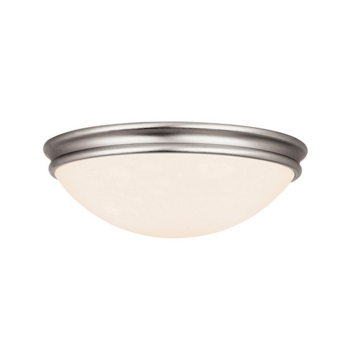 Atom LED Flush Mount in Brushed Steel (18|20724LEDDLP-BS/OPL)