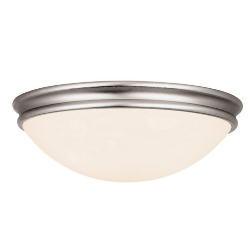 Atom LED Flush Mount in Brushed Steel (18|20726LEDDLP-BS/OPL)