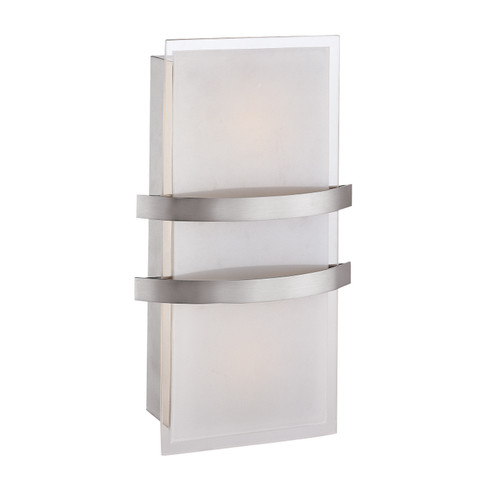 East Point LED Wall Fixture in Brushed Steel (18|62218LEDD-BS/OPL)