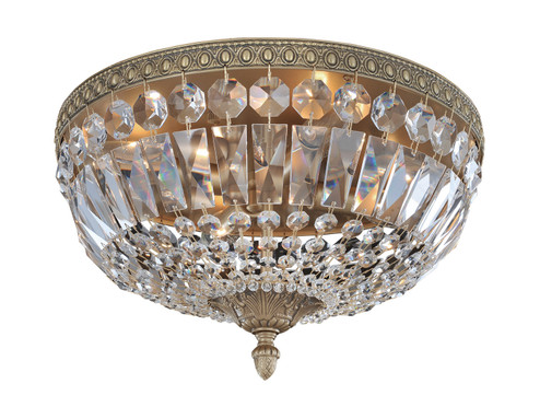 Lemire Four Light Flush Mount in Antique Gold (238|025941-031-FR001)