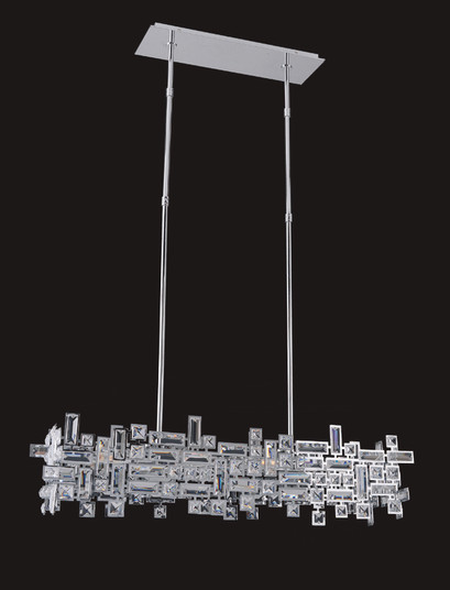 Vermeer Six Light Island Pendant in Chrome (238|11198-010-FR001)