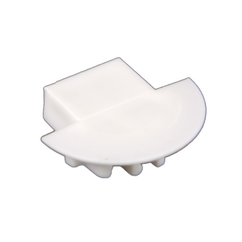 Extrusion End Cap in White (303|PE-AA1DF-FEED)