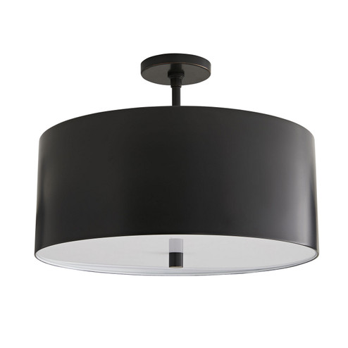 Tarbell Three Light Semi-Flush Mount in Bronze (314|49268)