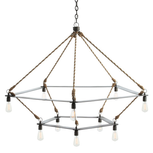 McIntyre Ten Light Chandelier in Natural (314|84176)