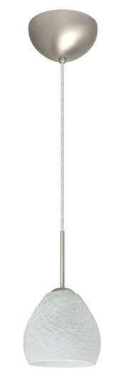 Bolla One Light Pendant in Satin Nickel (74|1BC-412260-HAL-SN)