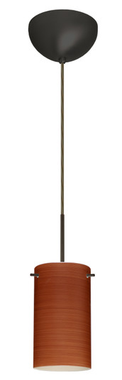 Stilo One Light Pendant in Bronze (74|1BC-4404CH-HAL-BR)