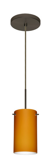 Stilo One Light Pendant in Bronze (74|1BT-440480-HAL-BR)