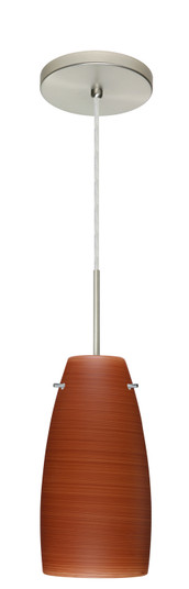 Tao One Light Pendant in Satin Nickel (74|1JT-1512CH-LED-SN)