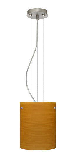 Tamburo One Light Pendant in Satin Nickel (74|1KG-4006OK-LED-SN)