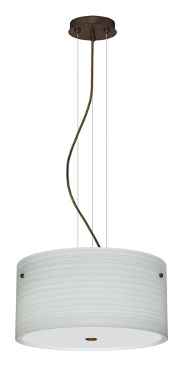 Tamburo Three Light Pendant in Bronze (74|1KV-4008KR-BR)