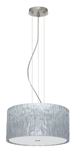 Tamburo Three Light Pendant in Satin Nickel (74|1KV-4008SS-LED-SN)