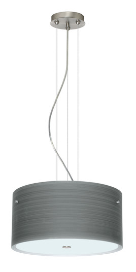 Tamburo Three Light Pendant in Satin Nickel (74|1KV-4008TN-LED-SN)