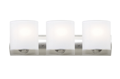 Celtic Three Light Wall Sconce in Satin Nickel (74|3WZ-CELTICCL-LED-SN)