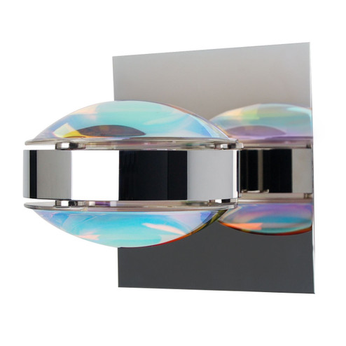 Optos One Light Wall Sconce in Chrome (74|OPTOS1W-CDCD-CR)