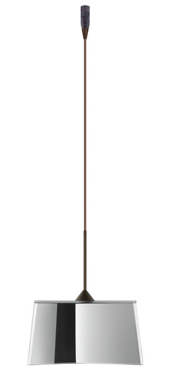 Groove One Light Pendant in Bronze (74|RXP-6773MR-BR)