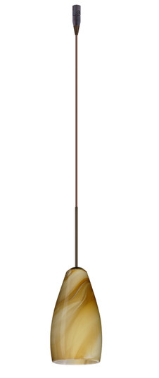 Karli One Light Pendant in Bronze (74|RXP-7198HN-BR)