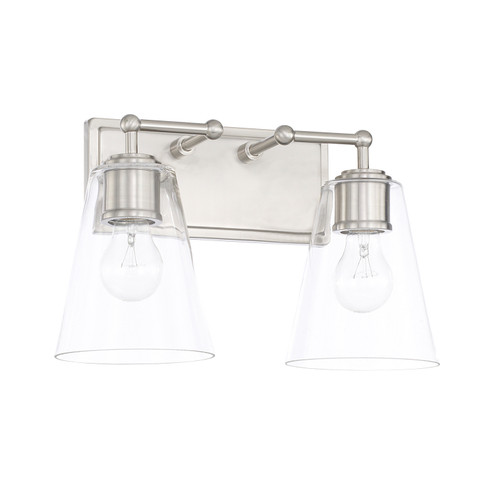 Murphy Two Light Vanity in Brushed Nickel (65|121721BN-431)