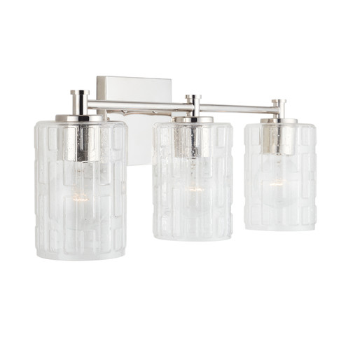 Emerson Three Light Vanity in Polished Nickel (65|138331PN-491)