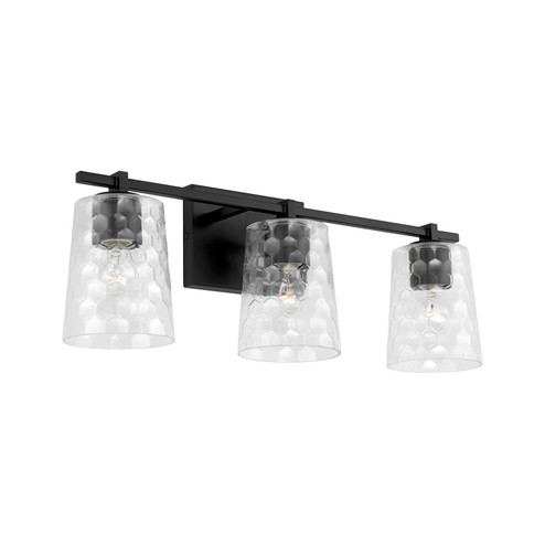 Burke Three Light Vanity in Matte Black (65|143531MB-517)