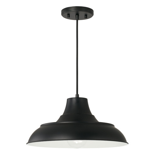 Jones One Light Pendant in Matte Black (65|342111MB)