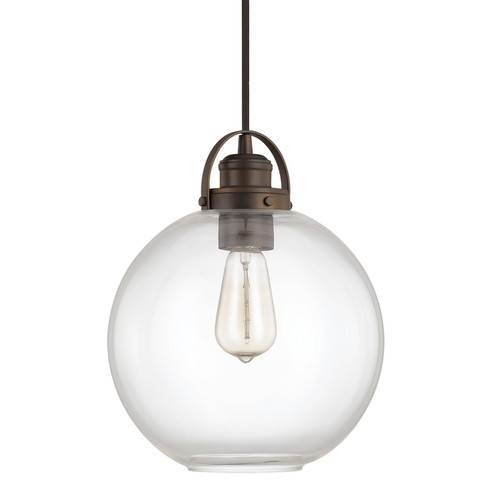 Dean One Light Pendant in Burnished Bronze (65|4641BB-136)