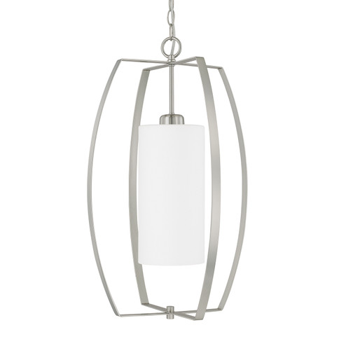 Folsom One Light Foyer Pendant in Brushed Nickel (65|515912BN-343)