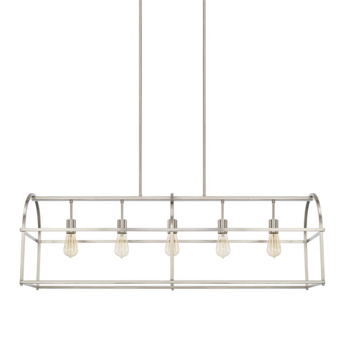 Aubrey Five Light Island Pendant in Brushed Nickel (65|825751BN) Aubrey Five Light Island Pendant in Brushed Nickel (65|825751BN)