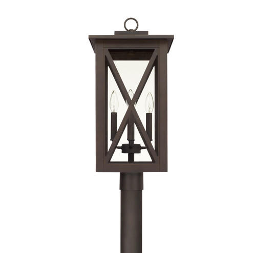 Avondale Four Light Outdoor Post Lantern in Oiled Bronze (65|926643OZ)