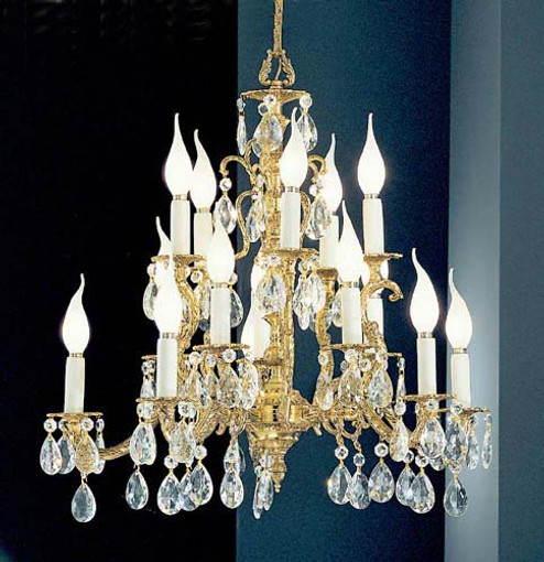 Barcelona 15 Light Chandelier in Millennium Silver (92|5515 MS C)