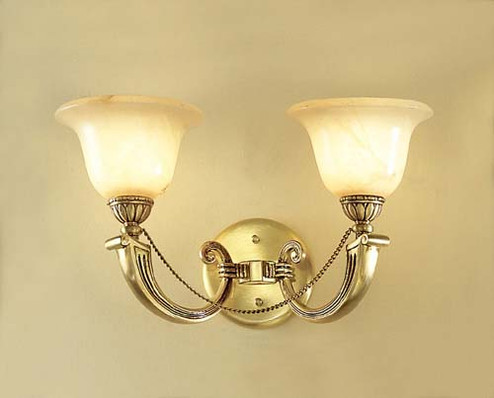 Monica Two Light Wall Sconce in Satin Bronze w/Black Patina (92|56222 SBK)