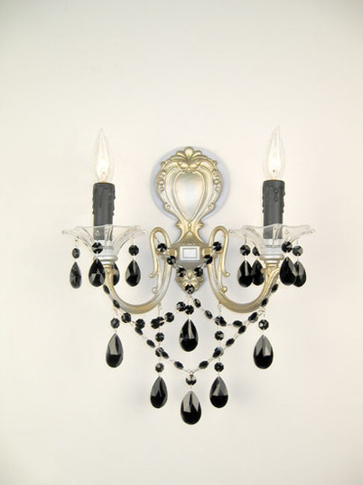 Via Venteo Two Light Wall Sconce in Champagne Pearl (92|57002 CHP CBK)