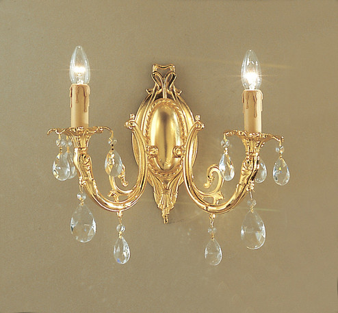 Princeton Two Light Wall Sconce in Gold Plate (92|5702 G C)