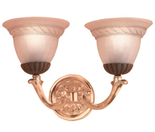 Orleans Two Light Wall Sconce in Bronze with Gold (92|67812 BZ/G)