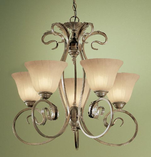 Manilla Five Light Chandelier in English Bronze (92|68305 EB SSG)