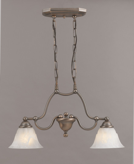 Providence Two Light Island Pendant in Antique Copper (92|69623 ACP WAG)