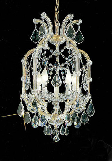 Maria Theresa Five Light Chandelier in Olde World Gold (92|8115 OWG C)