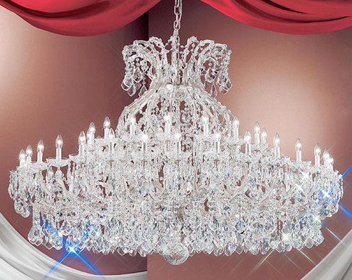 Maria Theresa 49 Light Chandelier in Chrome (92|8168 CH C)
