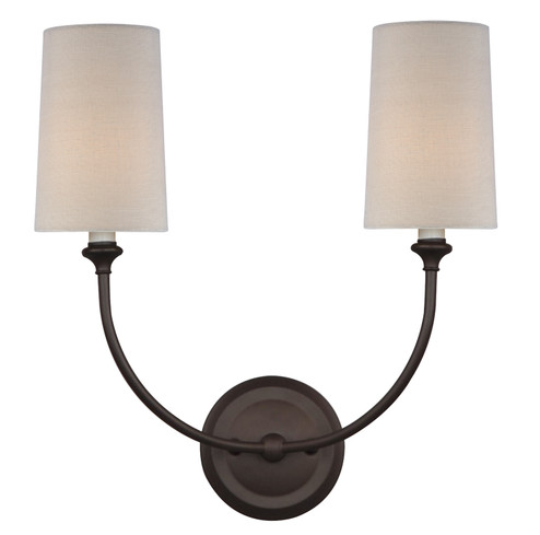 Sylvan Two Light Wall Sconce in Dark Bronze (60|2242-DB)