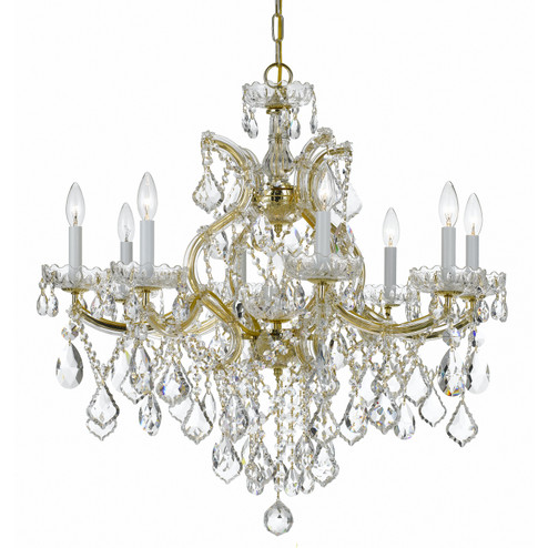 Maria Theresa Nine Light Chandelier in Gold (60|4409-GD-CL-MWP)