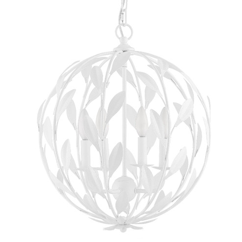 Broche Four Light Chandelier in Matte White (60|504-MT)