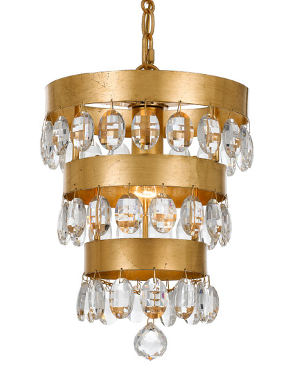 Perla One Light Mini Chandelier in Antique Gold (60|6103-GA)