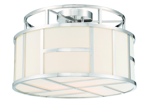 Danielson Three Light Semi Flush Mount in Polished Nickel (60|DAN-400-PN)