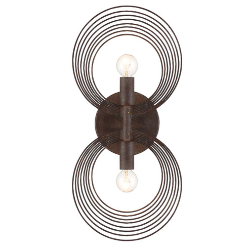 Doral Two Light Wall Sconce in Forged Bronze (60|DOR-B7722-FB)
